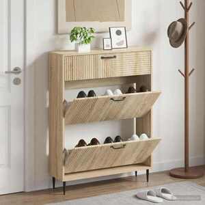 Imagine vidaXL Dulap pentru pantofi HAARLEM 78 x 24 x 103 cm Lemn prelucrat