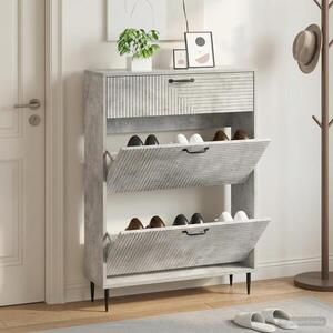 Imagine vidaXL Dulap pentru pantofi HAARLEM 78 x 24 x 103 cm Lemn prelucrat