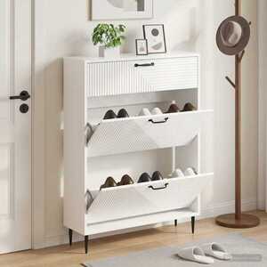 Imagine vidaXL Dulap pentru pantofi HAARLEM 78 x 24 x 103 cm Lemn prelucrat