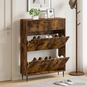 Imagine vidaXL Dulap pentru pantofi HAARLEM 78 x 24 x 103 cm Lemn prelucrat
