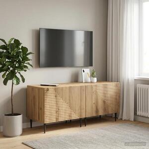 Imagine vidaXL Cabinet TV Stejar Artizanal Lemn prelucrat