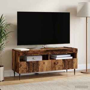 Imagine vidaXL Cabinet TV cu LED Lemn vechi Lemn prelucrat