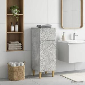 Imagine vidaXL Dulap de Depozitare pentru Baie DELFT Gri Beton 30 x 31 x 80 cm