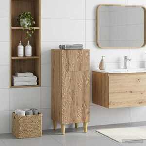 Imagine vidaXL Dulap de Depozitare pentru Baie DELFT Stejar Artizanal