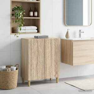 Imagine vidaXL Dulap de Depozitare pentru Baie DELFT Stejar Sonoma