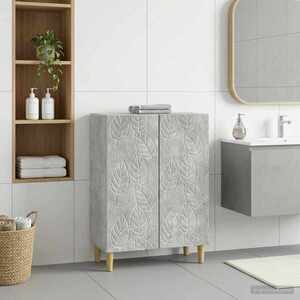 Imagine vidaXL Dulap de Depozitare pentru Baie DELFT Gri Beton