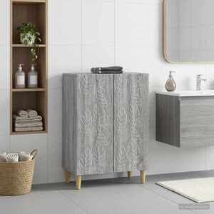 Imagine vidaXL Dulap de Depozitare pentru Baie DELFT Sonoma gri