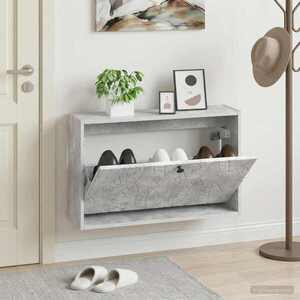 Imagine vidaXL Dulap pentru pantofi montat pe perete DELFT 71 x 17 x 43 cm