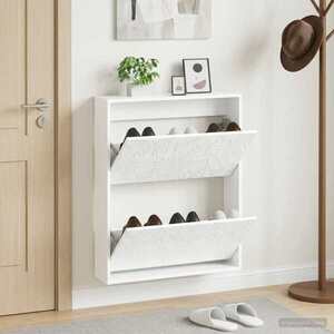 Imagine vidaXL Dulap pentru pantofi montat pe perete DELFT 71 x 17 x 86 cm