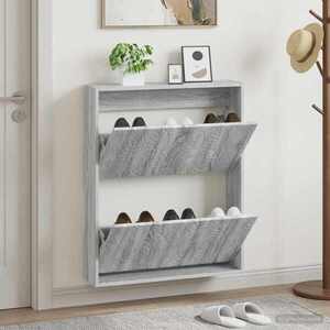 Imagine vidaXL Dulap pentru pantofi montat pe perete DELFT 71 x 17 x 86 cm
