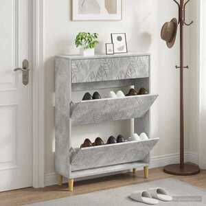 Imagine vidaXL Dulap pentru pantofi DELFT 78 x 24 x 103 cm Lemn prelucrat