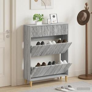 Imagine vidaXL Dulap pentru pantofi DELFT 78 x 24 x 103 cm Lemn prelucrat