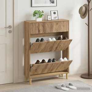 Imagine vidaXL Dulap pentru pantofi DELFT 78 x 24 x 103 cm Lemn prelucrat