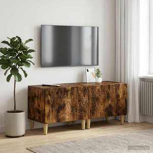 Imagine vidaXL Cabinet TV Stejar fumuriu Lemn prelucrat