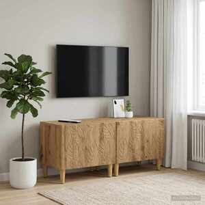 Imagine vidaXL Cabinet TV Stejar Artizanal Lemn prelucrat