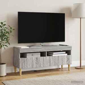 Imagine vidaXL Cabinet TV cu LED Sonoma gri Lemn prelucrat
