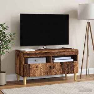 Imagine vidaXL Cabinet TV cu LED Lemn vechi Lemn prelucrat