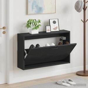 Imagine vidaXL Dulap pentru pantofi montat pe perete HOORN 71 x 17 x 43 cm