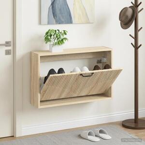 Imagine vidaXL Dulap pentru pantofi montat pe perete HOORN 71 x 17 x 43 cm