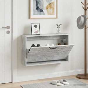Imagine vidaXL Dulap pentru pantofi montat pe perete HOORN 71 x 17 x 43 cm