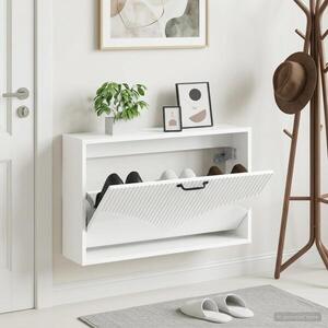 Imagine vidaXL Dulap pentru pantofi montat pe perete HOORN 71 x 17 x 43 cm