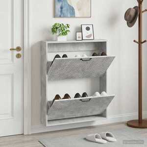 Imagine vidaXL Dulap pentru pantofi montat pe perete HOORN 71 x 17 x 86 cm