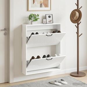 Imagine vidaXL Dulap pentru pantofi montat pe perete HOORN 71 x 17 x 86 cm