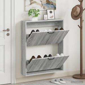 Imagine vidaXL Dulap pentru pantofi montat pe perete HOORN 71 x 17 x 86 cm