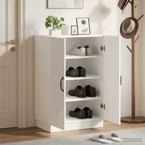 Imagine vidaXL Dulap pentru pantofi HOORN 59, 5 x 39, 5 x 87 cm Lemn prelucrat