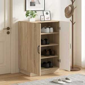 Imagine vidaXL Dulap pentru pantofi HOORN 59, 5 x 39, 5 x 87 cm Lemn prelucrat