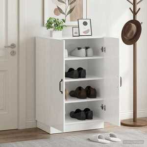Imagine vidaXL Dulap pentru pantofi HOORN 59, 5 x 39, 5 x 87 cm Lemn prelucrat