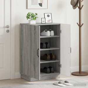 Imagine vidaXL Dulap pentru pantofi HOORN 59, 5 x 39, 5 x 87 cm Lemn prelucrat