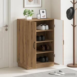 Imagine vidaXL Dulap pentru pantofi HOORN 59, 5 x 39, 5 x 87 cm Lemn prelucrat