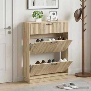 Imagine vidaXL Dulap pentru pantofi HOORN 78 x 24 x 100 cm Lemn prelucrat