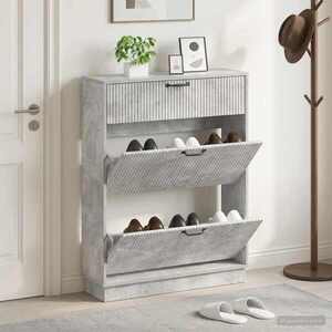 Imagine vidaXL Dulap pentru pantofi HOORN 78 x 24 x 100 cm Lemn prelucrat