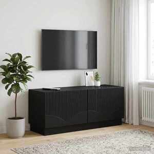 Imagine vidaXL Cabinet TV Negru Lemn prelucrat