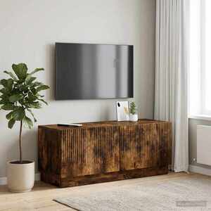 Imagine vidaXL Cabinet TV Stejar fumuriu Lemn prelucrat