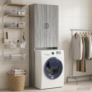 Imagine vidaXL Dulap pentru toaletă HOORN Sonoma gri 66 x 25, 5 x 190 cm