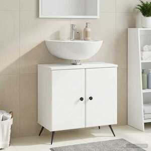 Imagine vidaXL Dulap pentru Chiuveta de Baie BREDA Alb 59, 5 x 31, 5 x 59 cm