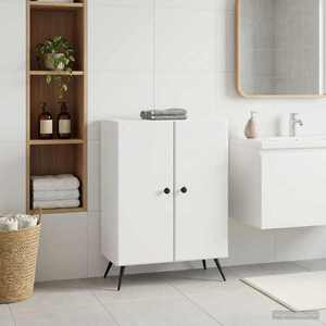 Imagine vidaXL Dulap de Depozitare pentru Baie BREDA Alb 59, 5 x 31 x 80 cm