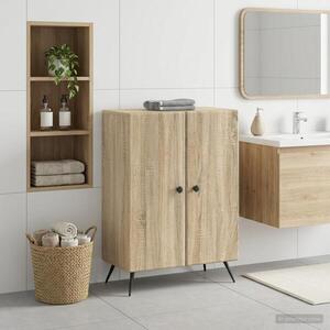 Imagine vidaXL Dulap de Depozitare pentru Baie BREDA Stejar Sonoma