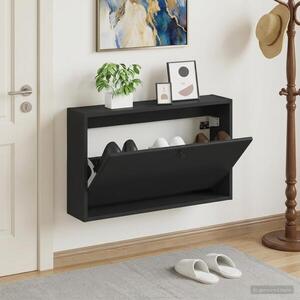 Imagine vidaXL Dulap pentru pantofi montat pe perete BREDA 71 x 17 x 43 cm