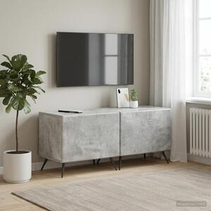 Imagine vidaXL Cabinet TV Gri Beton Lemn prelucrat