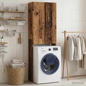 Imagine vidaXL Dulap pentru toaletă BREDA Lemn vechi 66 x 25, 5 x 190 cm