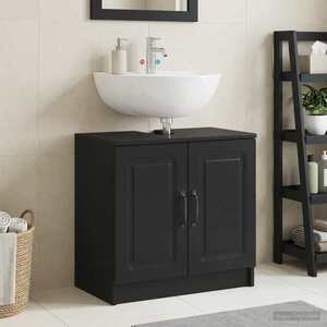 Imagine vidaXL Dulap pentru Chiuveta de Baie UTRECHT Negru 59, 5 x 31, 5 x 59 cm