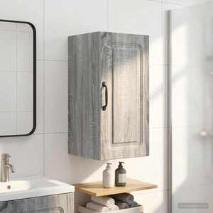 Imagine vidaXL Dulap de perete pentru baie UTRECHT Sonoma gri 30 x 31 x 59 cm