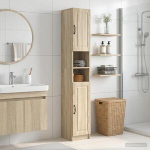 Imagine vidaXL Cabinet de Baie cu Raft Deschis UTRECHT Stejar Sonoma
