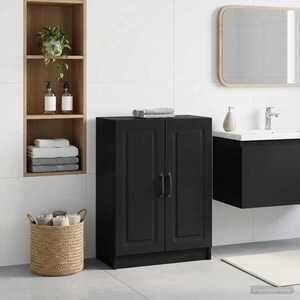 Imagine vidaXL Dulap de Depozitare pentru Baie UTRECHT Negru 59, 5 x 31 x 77 cm