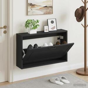 Imagine vidaXL Dulap pentru pantofi montat pe perete UTRECHT 71 x 17 x 43 cm
