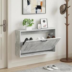Imagine vidaXL Dulap pentru pantofi montat pe perete UTRECHT 71 x 17 x 43 cm